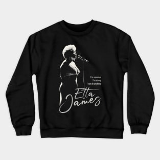 Etta James silhouette Crewneck Sweatshirt